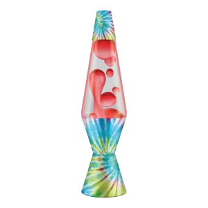 14.5" Pinwheel Tie Dye LAVA Lamp
