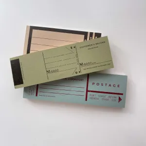 35mm Film Processing Memo Pad