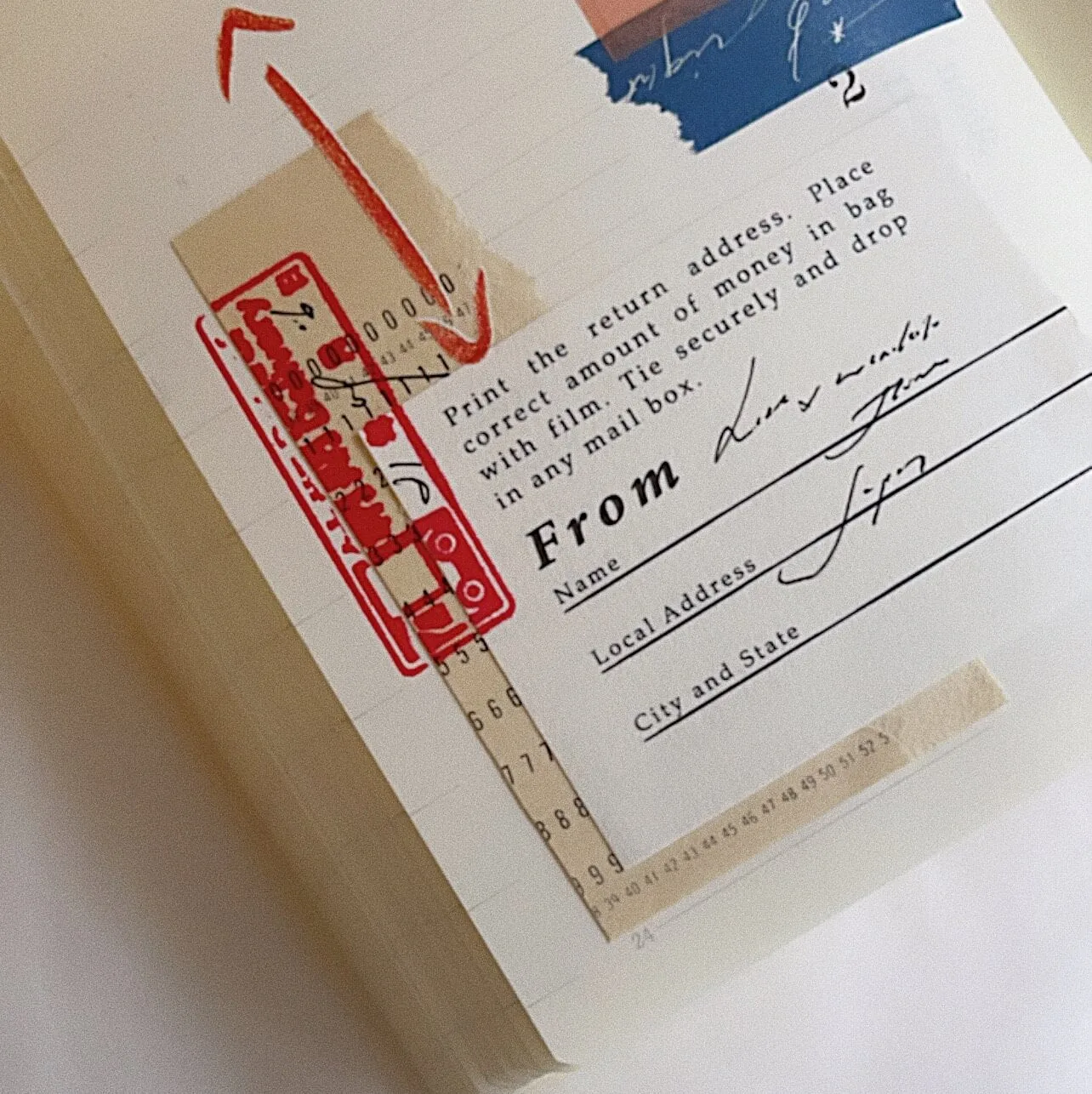 35mm Film Processing Memo Pad