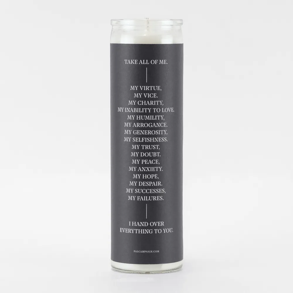 All of Me Prayer Candle