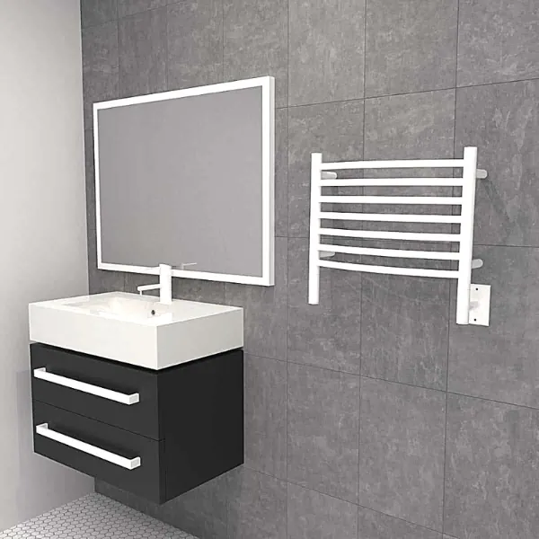 Amba Jeeves Model H Curved 7 Bar Hardwired Towel Warmer