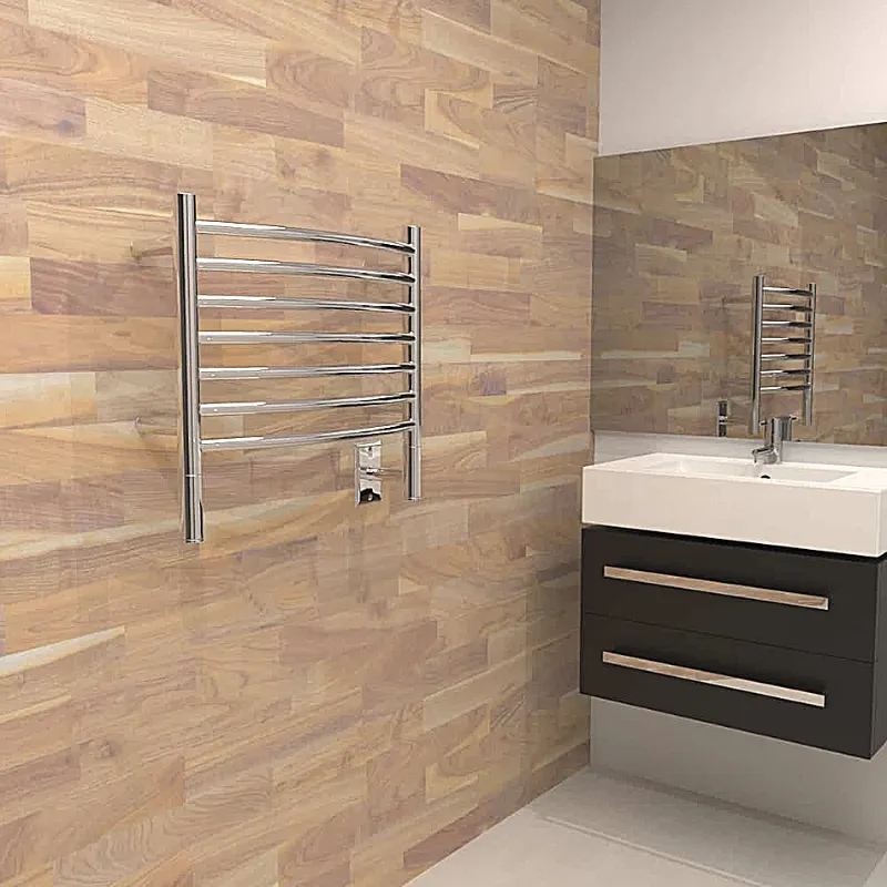 Amba Jeeves Model H Curved 7 Bar Hardwired Towel Warmer