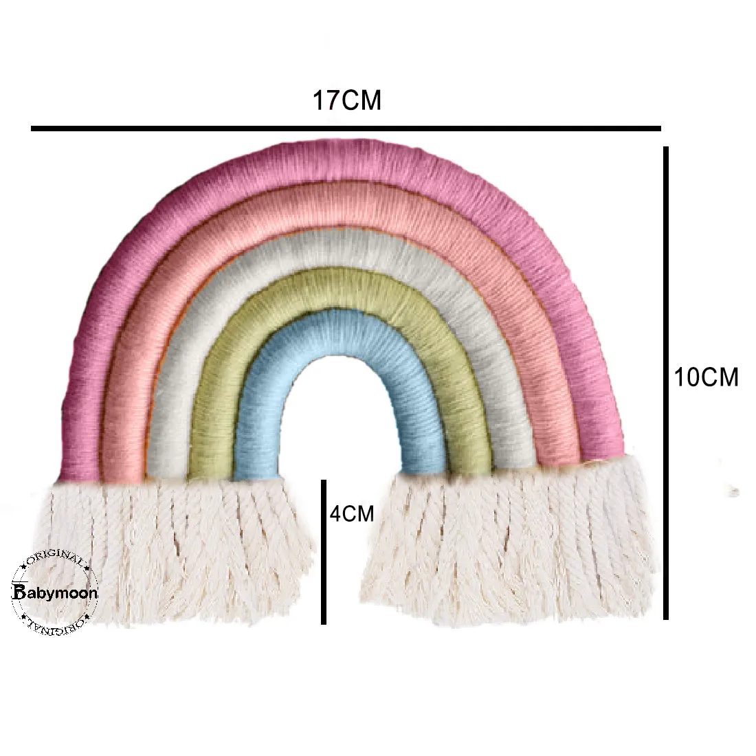 Babymoon Macrame | Wall Hanging | Rainbow Baby Photography Accessories Kids Photoshoot Props