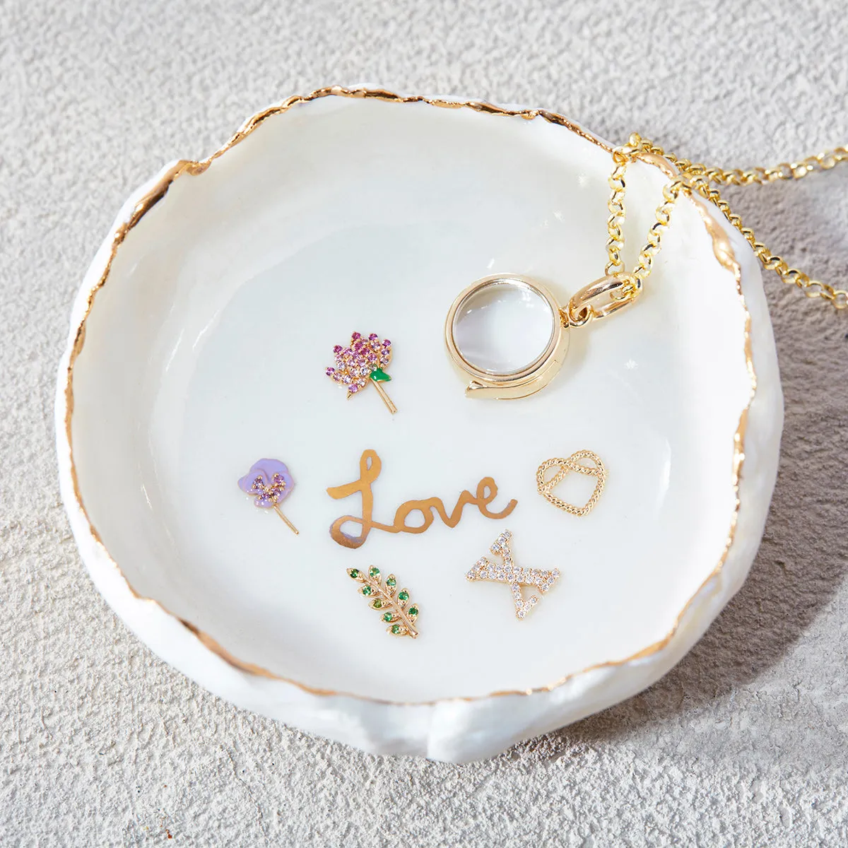 BE x Loquet x Heidi Bishop Ceramic Dish - "Bonheur"