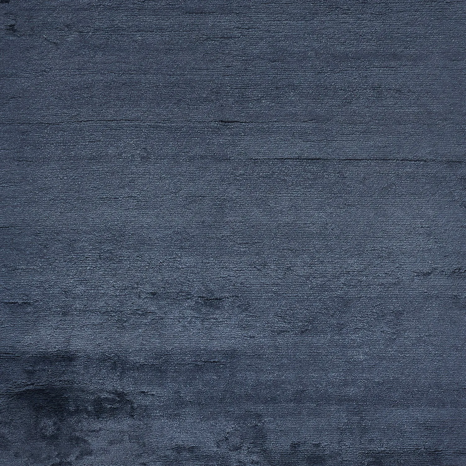 Blue Textured Cashmere and Wool Rug - 8'x 10'