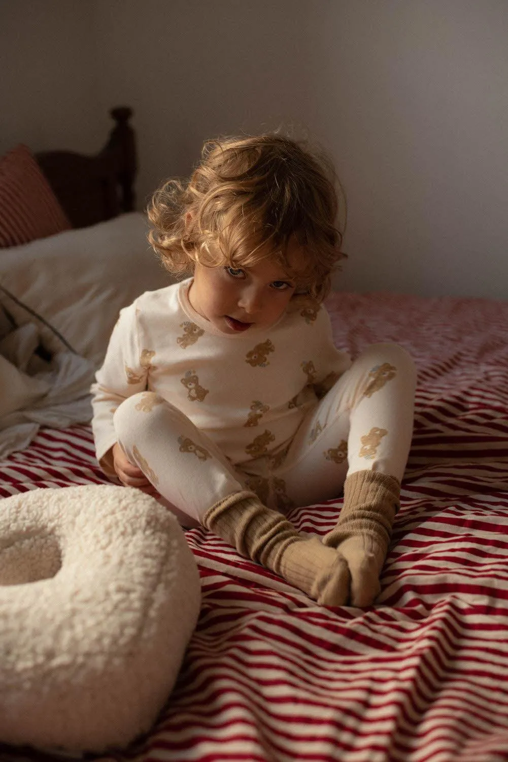 Boucle Letter Cushion T | Teddy Letter Cushion
