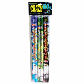 CRAZY 60's CANDLES FIREWORKS