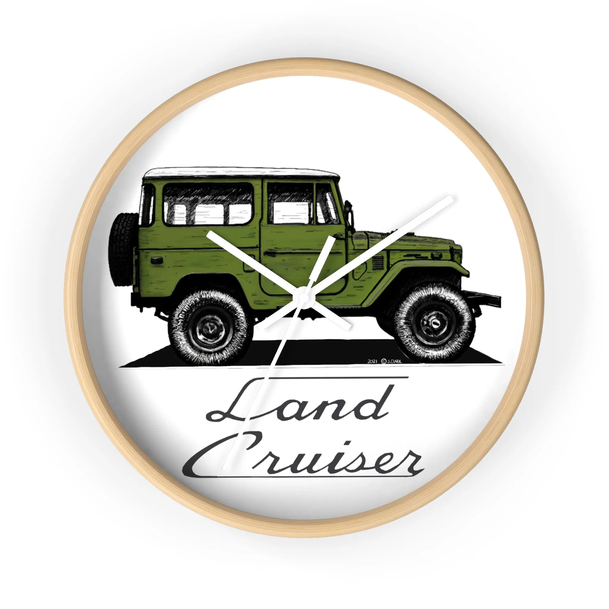FJ40 Land Cruiser Wall Clock - Reefmonkey Artist Jesse Clark