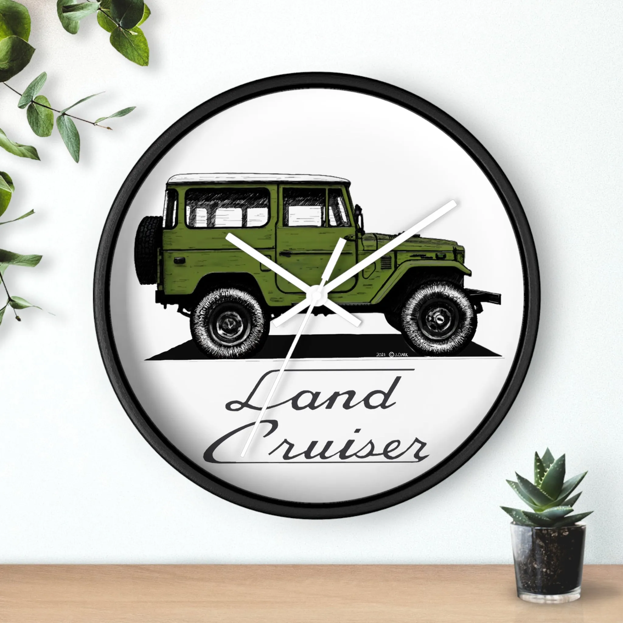 FJ40 Land Cruiser Wall Clock - Reefmonkey Artist Jesse Clark
