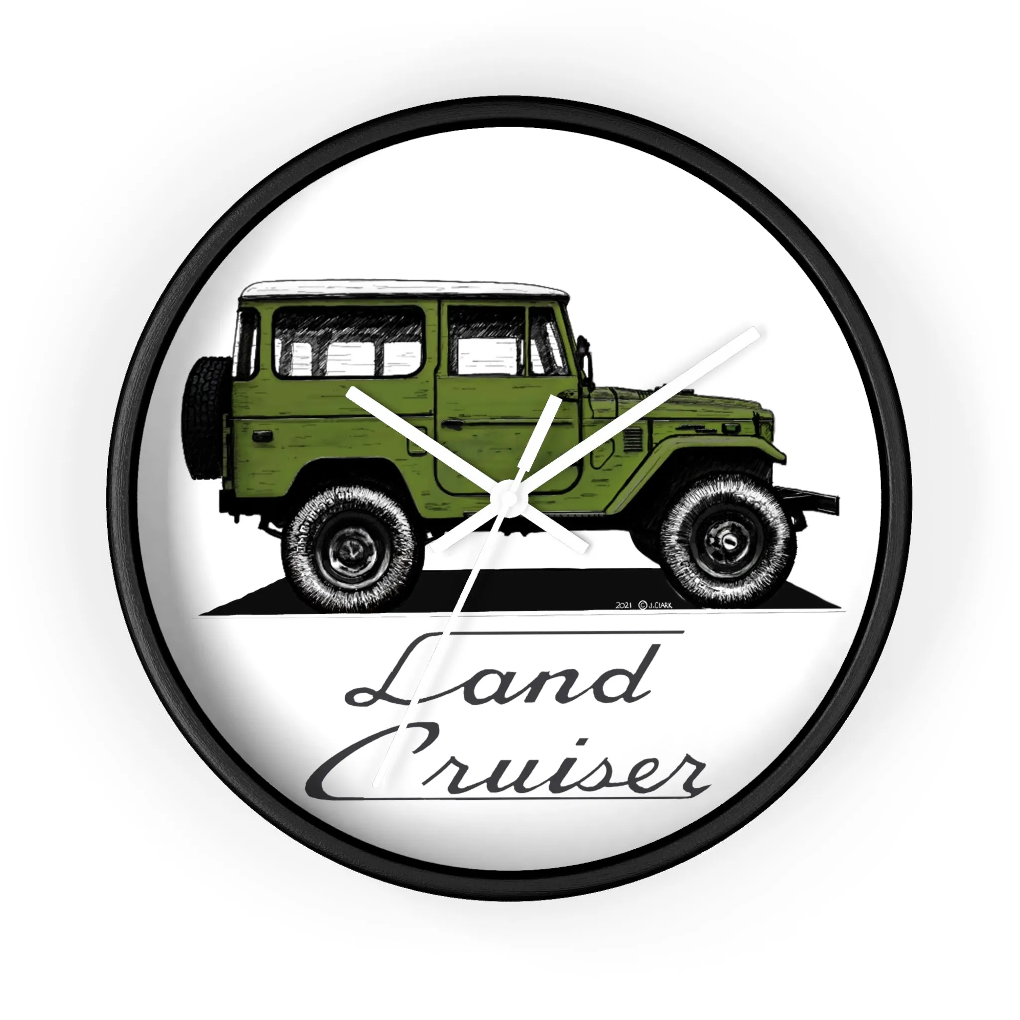 FJ40 Land Cruiser Wall Clock - Reefmonkey Artist Jesse Clark
