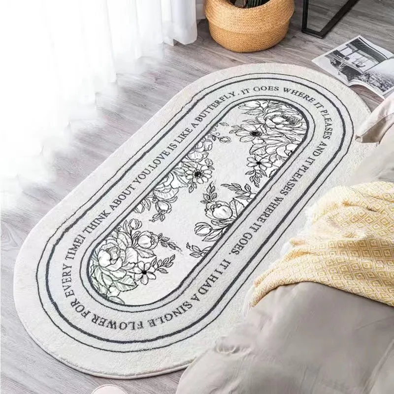 Fluffy Bedroom Carpet for Children's Room
