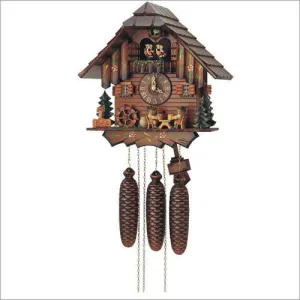 Four German Beer Drinkers Eight Day Musical German Cuckoo Clock