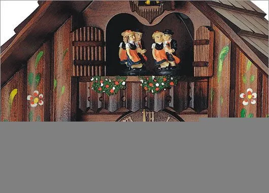 Four German Beer Drinkers Eight Day Musical German Cuckoo Clock