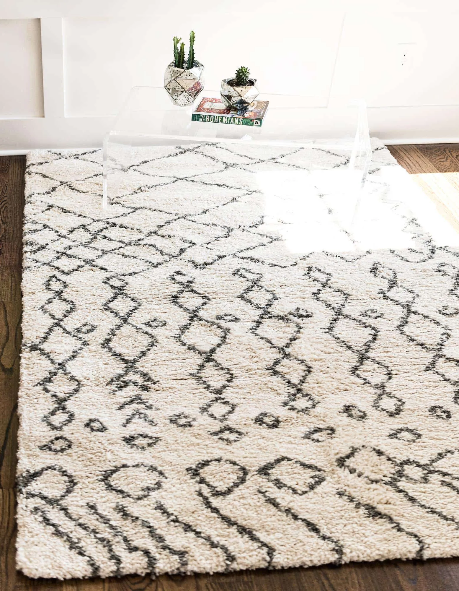 Geometric Rabat Shag Rug