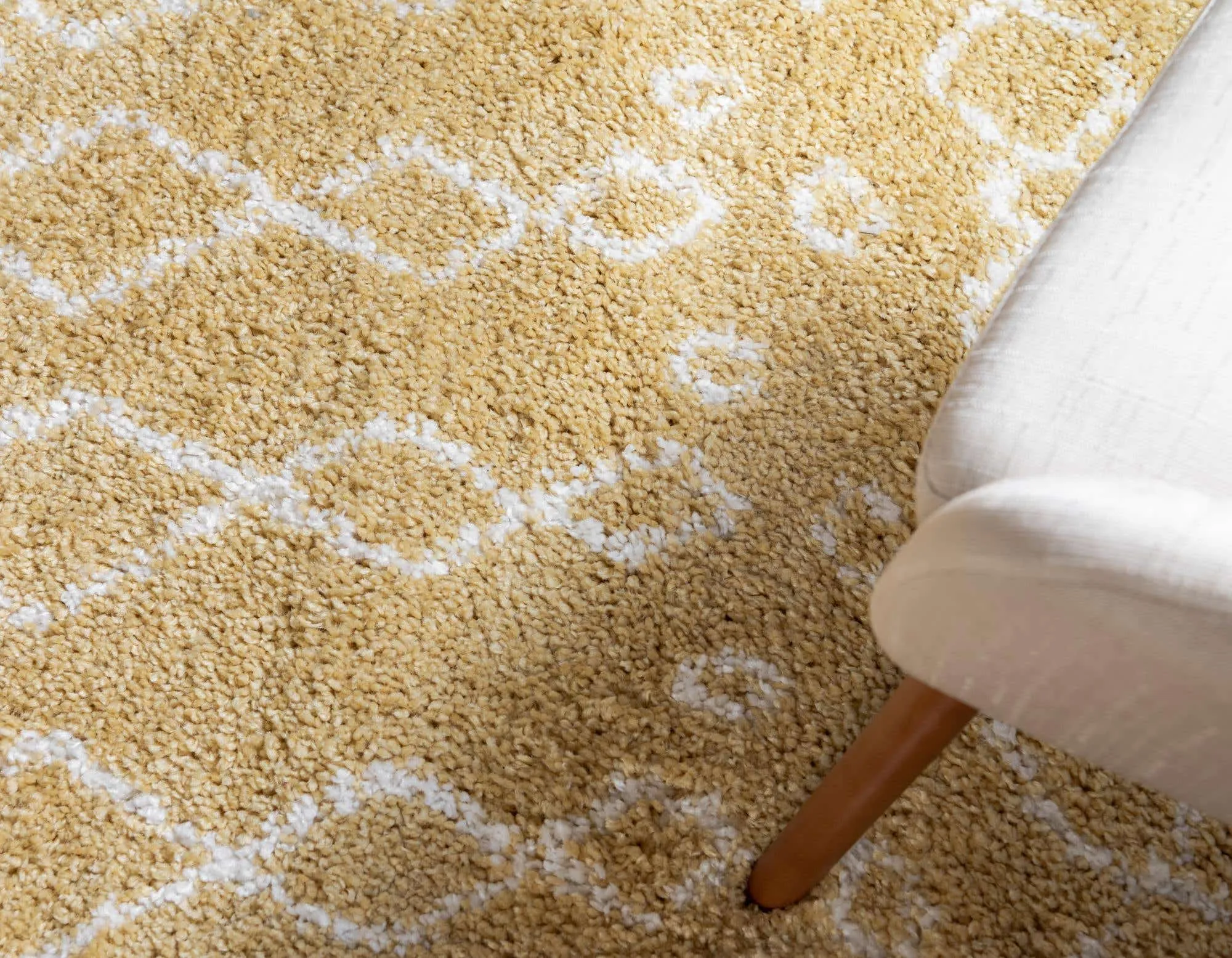 Geometric Rabat Shag Rug