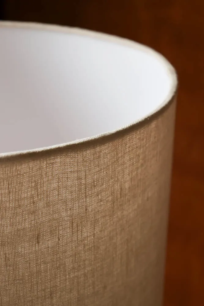 HKliving White/Brown Retro Reactive Glaze Lamp