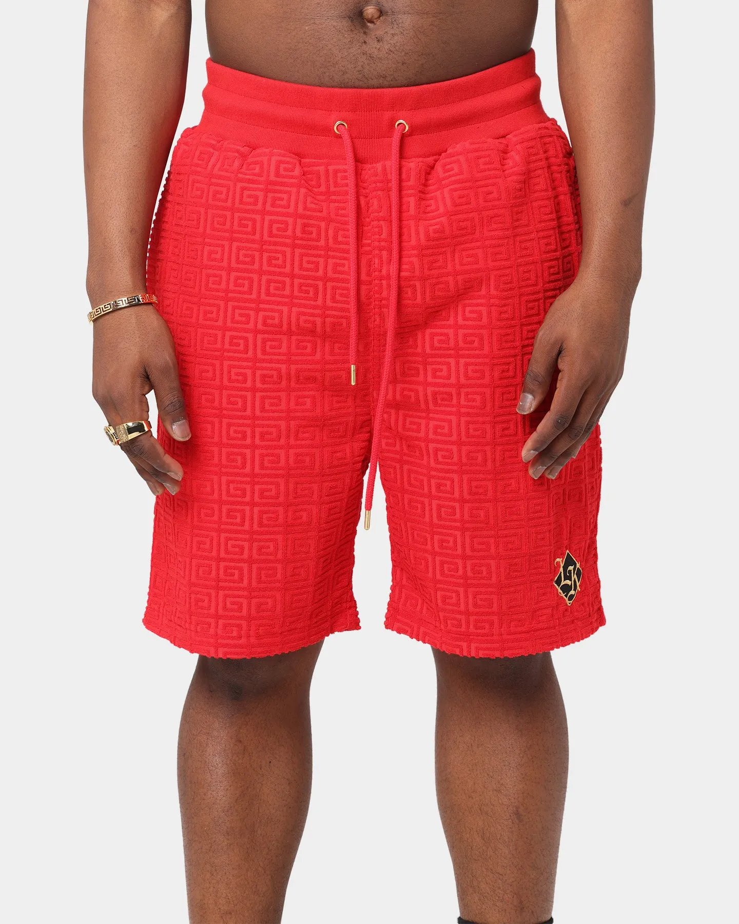 Last Kings The Throne Sweat Shorts Red