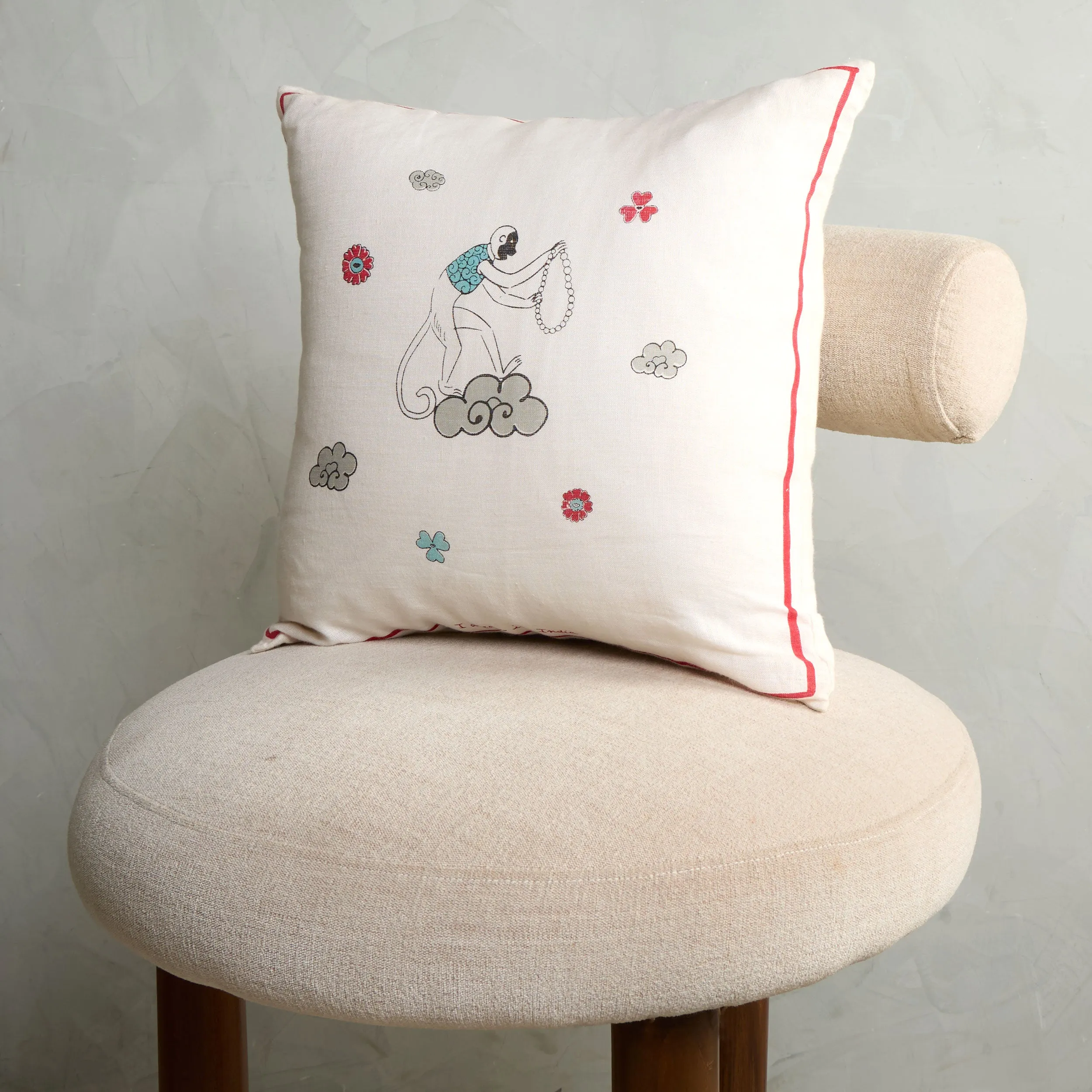 Monkey and a Pearl Cushion