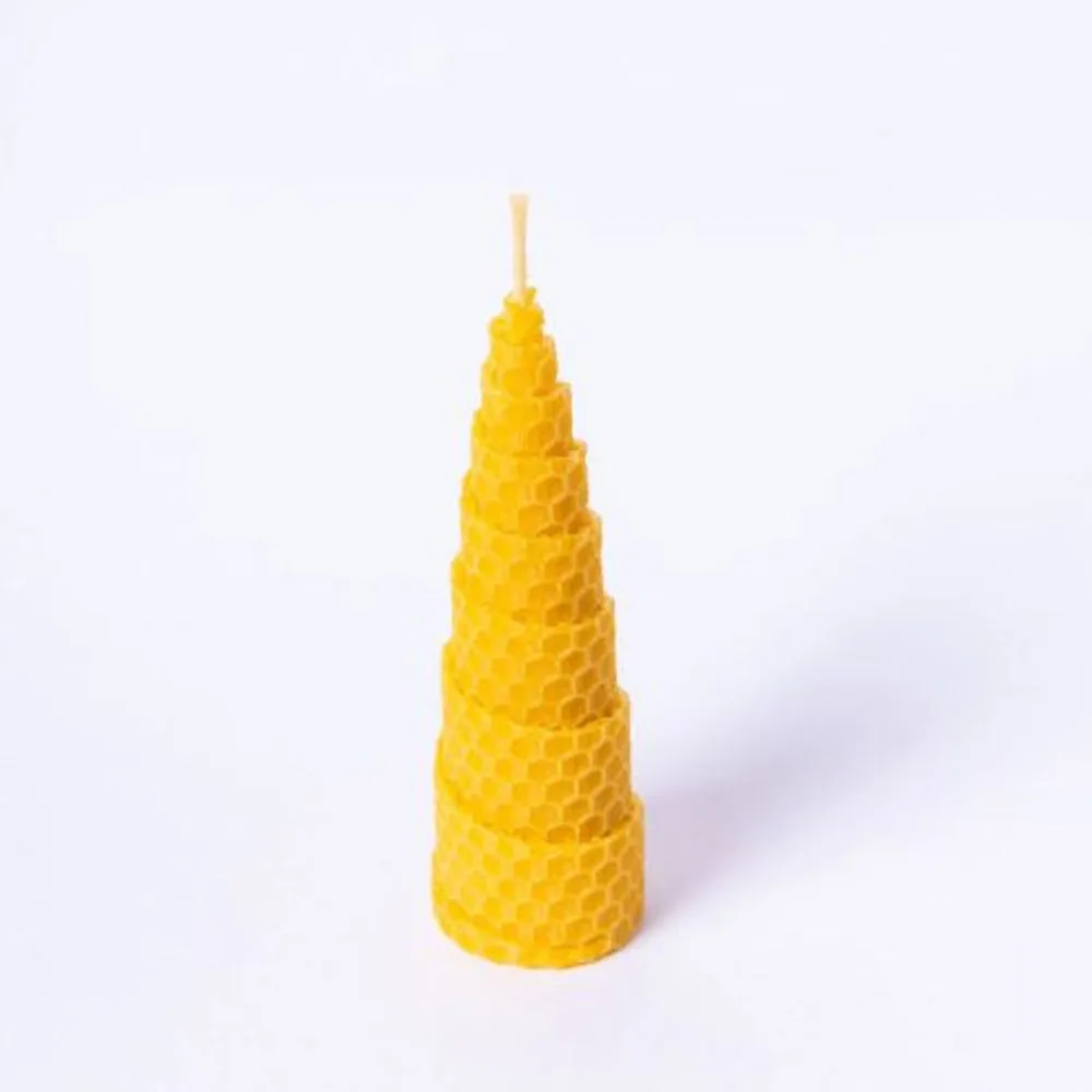 Rainbow Candles Irish Beeswax Candles - Coil