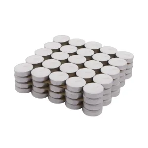 STYLISTY IND White Colored Wax Tealight Candles Wax Tealight Candles for Decoration, Home Decor, Diwali Candle Tealight Candle for Home Graden Decortion(Set of 200, Unscented)(ST-Candles)